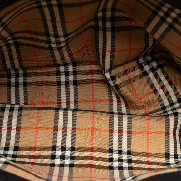 Burberry Nova Check Shadow Horse Leather Tote Bag - Picture 5 of 6